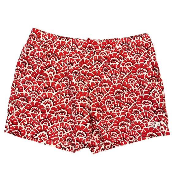 THE NORTH FACE Class V Pull On Mens Shorts XL Rococco Red Ashbury Floral Print - Picture 2 of 9